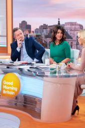 Susanna Reid and Pamela Anderson - Good Morning Britain TV Show in London 04/17/2018