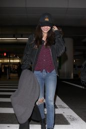 Victoria Justice in Travel Outfit at Los Angeles International Airport 04/19/2018