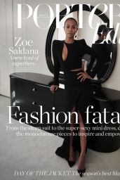 Zoe Saldana - Porter Edit Magazine April 2018