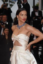 Adriana Lima – “Burning” Red Carpet in Cannes