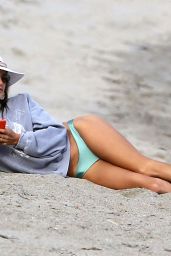 Alessandra Ambrosio on the Beach in Malibu 05/06/2018