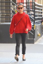 Alicia Vikander in Casual Outfit - New York City 05/08/2018