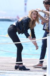 Amber Heard - Film Set in Cannes, May 2018