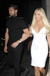 Amber Turner Night Out Style - Nobu in London 05/11/2018