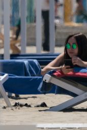 Aurora Ramazzotti at the Beach in Forte dei Marmi 05/20/2018
