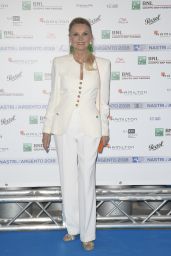 Barbara Bouchet – Nastri D’Argento 2018 Blu Carpet in Rome