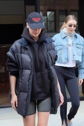 Bella Hadid and Gigi Hadid - Out in New York City 05/01/2018