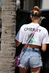 Bella Hadid and Hailey Baldwin - Leaving the Kith Store in Miami Beach
