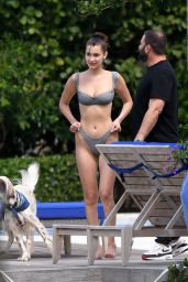 Bella Hadid in Bikini in Miami Beach 04/30/2018