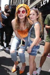 Bella Thorne Promoting Her New Music Video - Viacom Time Square in New York 05/25/2018