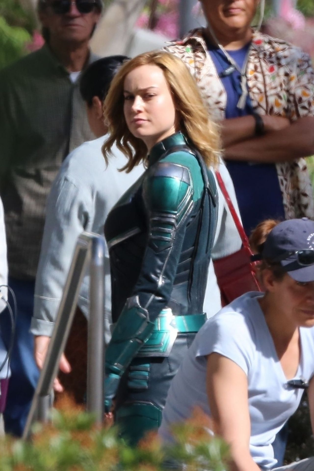 Brie Larson Captain Marvel Movie Set In Los Angeles 05092018 • Celebmafia