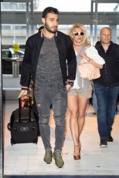 Britney Spears and Boyfriend Sam Asghari at JFK Airport in NYC, May 2018