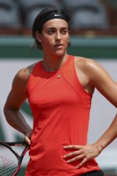 Caroline Garcia – Practices at 2018 Roland Garros in Paris 05/24/2018