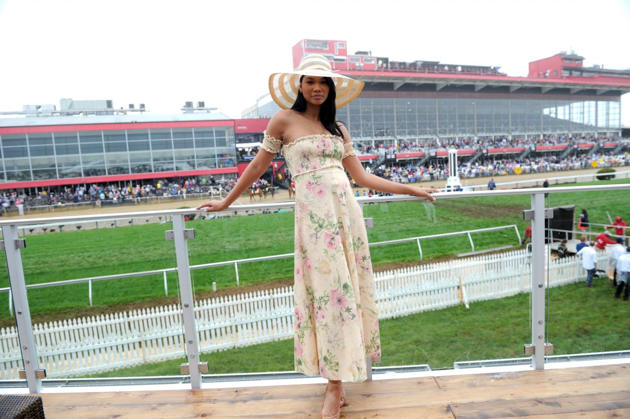 Chanel Iman – 143rd Preakness Stakes in Baltimore 05/19/2018 • CelebMafia