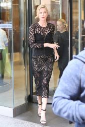 Charlize Theron - Returns Back at Her Hotel in New York City 05/03/2018