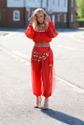 Chloe Meadows - "The Only Way Is Essex" Filming an Arabian Nights Theme in Brentwood