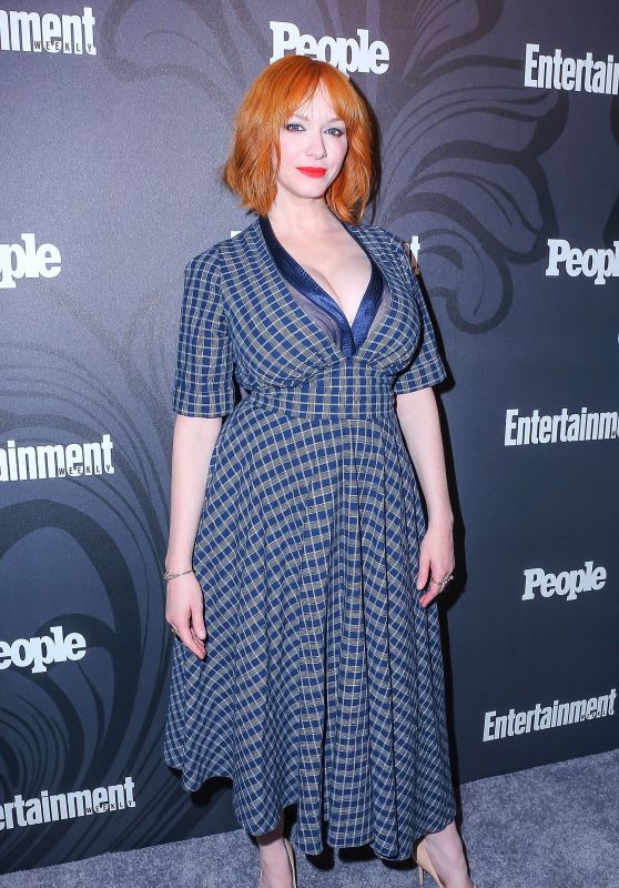 Christina Hendricks – 2018 EW and People Upfronts Party in New York ...