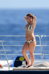 Coleen Rooney in Bikini on a Catamaran in Barbados 05/28/2018