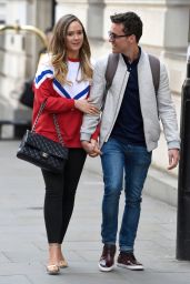 Daisy Wood Davis and Luke Jerdy - Leaving The Gotham Hotel in Manchester 05/17/2018
