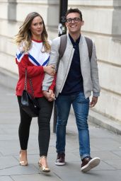 Daisy Wood Davis and Luke Jerdy - Leaving The Gotham Hotel in Manchester 05/17/2018