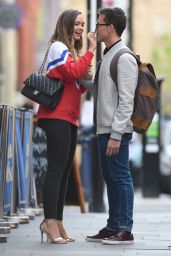 Daisy Wood Davis and Luke Jerdy - Leaving The Gotham Hotel in Manchester 05/17/2018