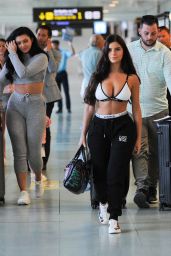Demi Rose - Arriving in Ibiza, May 2018