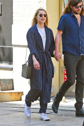 Dianna Agron and Her Husband Winston Marshall Stroll in SoHo, New York 05/23/2018