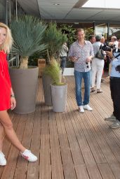 Elodie Gossuin at Village During Roland Garros in Paris 05/28/2018