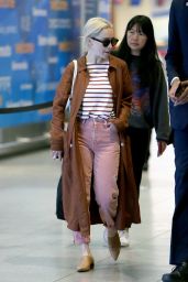 Emilia Clarke at JFK Airport in NYC 05/20/2018