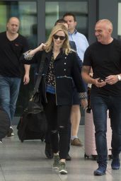 Emily Blunt at London Heathrow Airport 05/21/2018