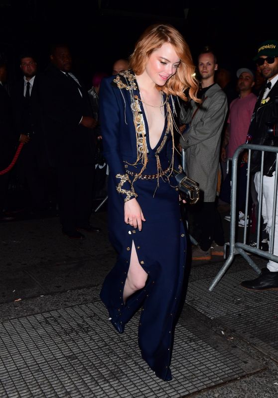 Emma Stone - Leaving MET Gala 2018 After Party in NYC