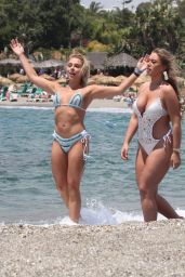 Gabby Allen and Tyne-Lexy Clarson in Bikinis - Marbella 05/28/2018