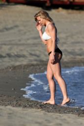 Gemma Atkinson in Bikini on a Beach in Marbella 05/26/2018
