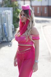 Georgia Kousoulou – “The Only Way Is Essex” Filming an Arabian Nights Theme in Brentwood