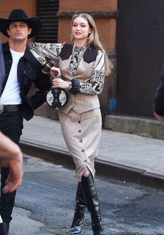 Gigi Hadid - Photoshoot in New York City 05/30/2018