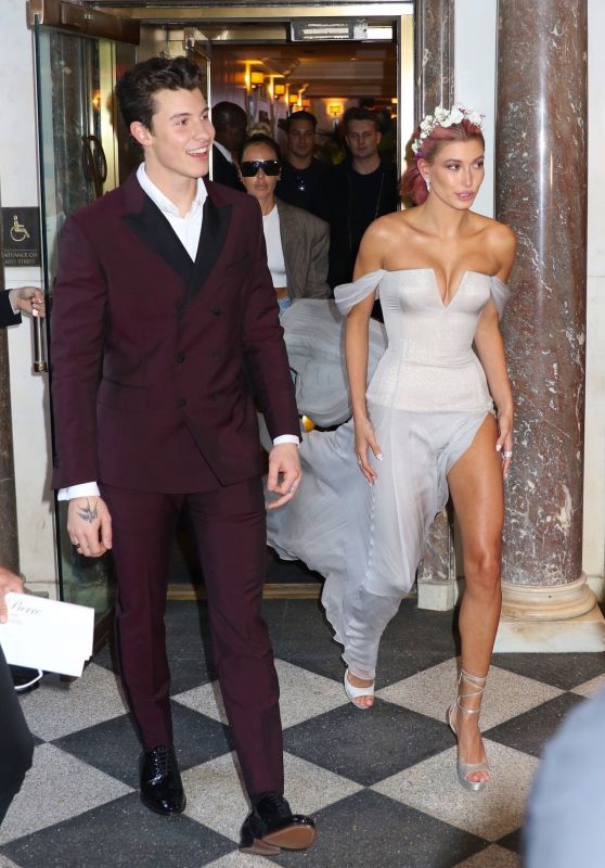 Hailey Baldwin and Shawn Mendes - Leaving Their Hotel and Heading to 2018 MET Gala