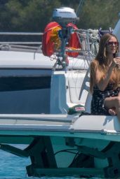 Heidi Klum Bikini Candids - on Boat in Cannes 05/19/2018