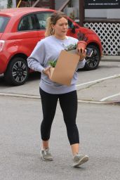 Hilary Duff in Leggings - Picks Up Some Plants in Los Angeles 05/12/2018
