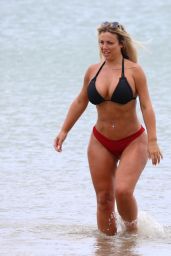 Holly Hagan in Bikini at the Beach in St Lucia 05/16/2018