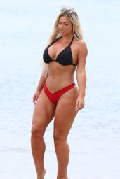 Holly Hagan in Bikini at the Beach in St Lucia 05/16/2018