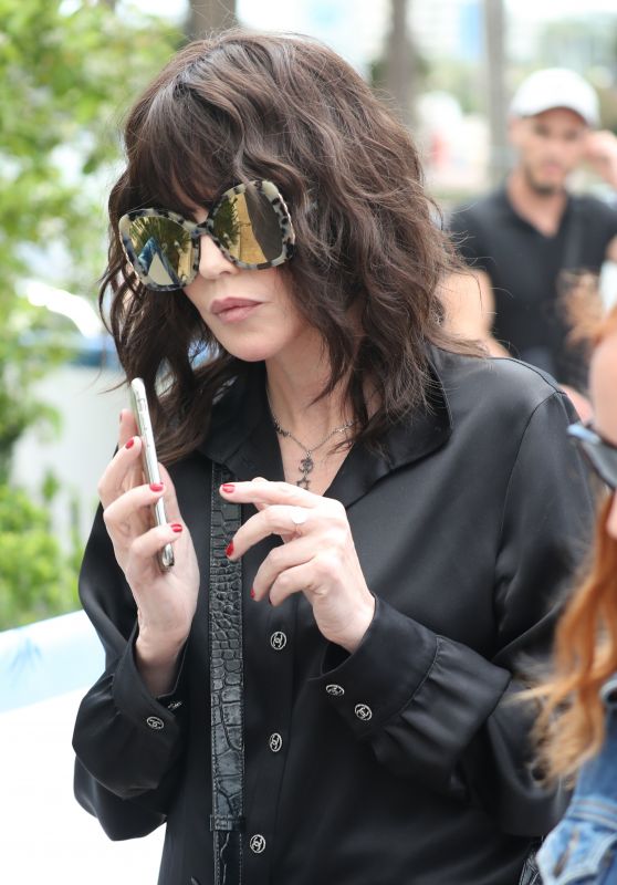 Isabelle Adjani at Hotel Martinez in Cannes 05/08/2018