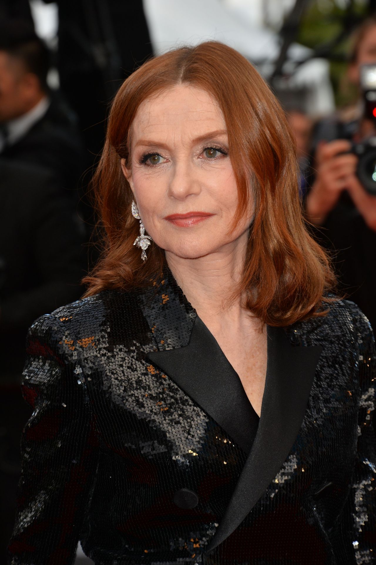 Isabelle Huppert “Sink or Swim” Red Carpet in Cannes • CelebMafia