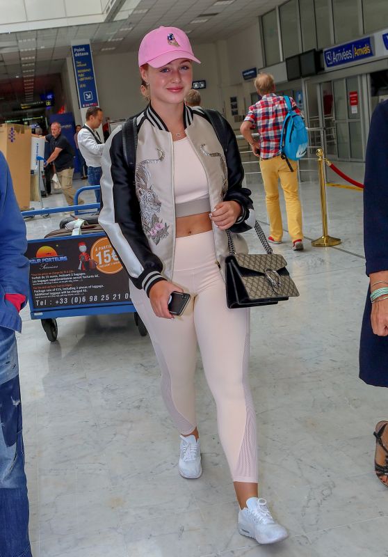 Iskra Lawrence at Nice Airport 05/12/2018