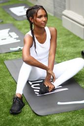Jasmine Tookes - Slay Then Rose Workout in Los Angeles 05/24/2018