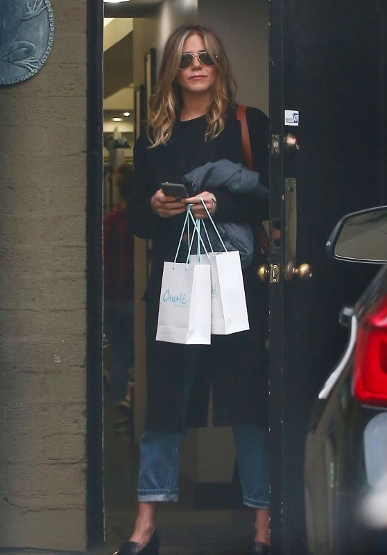 Jennifer Aniston - Canale Hair Salon in Beverly Hills 05/21/2018