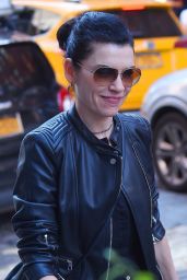 Julianna Margulies in all Black Ensemble - SoHo, New York City 05/10/2018