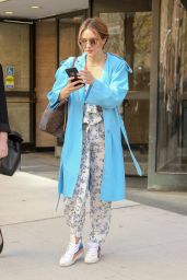 Katharine McPhee - Leaving an Office Building in New York City, May 2018