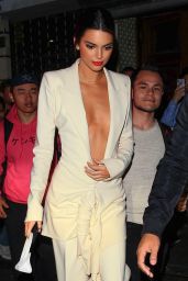 Kendall Jenner Night Out Style - Chinese Tuxedo in NY 05/08/2018