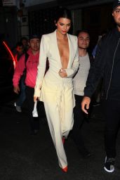 Kendall Jenner Night Out Style - Chinese Tuxedo in NY 05/08/2018