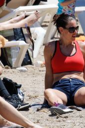 Kirsty Gallacher - Bootcamp Workout On Beach in Ibiza 05/15/2018